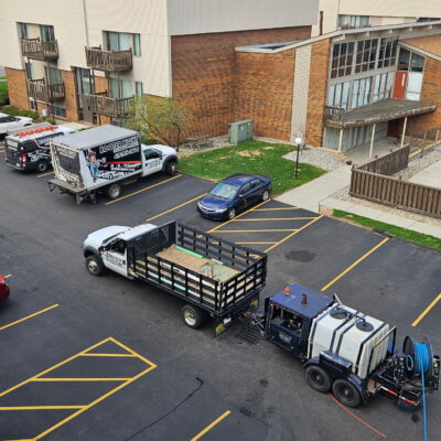 Hydro jetting drain clearing in Maumee, OH